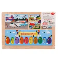 BUĞZ ONY-233-234-235-236 Ahşap Eğitici Puzzle Havaalanı - 1 Adet Stokta Olan Gönderilir