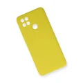 BUĞZ Oppo A15 Kılıf Nano İçi Kadife Silikon - Sarı