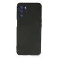 BUĞZ Oppo A16 Kılıf Nano İçi Kadife Silikon - Siyah