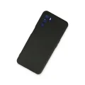BUĞZ Oppo A16 Kılıf Nano İçi Kadife Silikon - Siyah