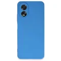 BUĞZ Oppo A38 Kılıf First Silikon - Mavi