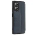 BUĞZ Oppo A38 Kılıf Flip Cover - Lacivert