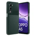 BUĞZ Oppo A5 4g Auto Focus Karbon Kapak - Koyu Yeşil