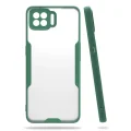 BUĞZ Oppo A73 Kılıf Platin Silikon - Yeşil