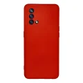 BUĞZ Oppo A74 4g Kılıf Nano İçi Kadife Silikon - Kırmızı
