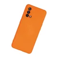 BUĞZ Oppo A74 4g Kılıf Nano İçi Kadife Silikon - Turuncu