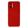BUĞZ Oppo A96 Kılıf Nano İçi Kadife Silikon - Kırmızı
