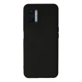 BUĞZ Oppo A96 Kılıf Nano İçi Kadife Silikon - Siyah
