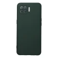 BUĞZ Oppo Reno 4 Lite Kılıf Nano İçi Kadife Silikon - Koyu Yeşil