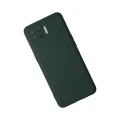BUĞZ Oppo Reno 4 Lite Kılıf Nano İçi Kadife Silikon - Koyu Yeşil