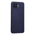 BUĞZ Oppo Reno 4 Lite Kılıf Nano İçi Kadife Silikon - Lacivert