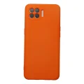 BUĞZ Oppo Reno 4 Lite Kılıf Nano İçi Kadife Silikon - Turuncu