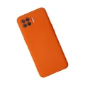 BUĞZ Oppo Reno 4 Lite Kılıf Nano İçi Kadife Silikon - Turuncu