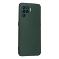 BUĞZ Oppo Reno 5 Lite Kılıf Nano İçi Kadife Silikon - Koyu Yeşil