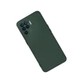 BUĞZ Oppo Reno 5 Lite Kılıf Nano İçi Kadife Silikon - Koyu Yeşil