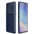 BUĞZ Oppo Reno 5 Pro Kılıf Auto Focus Karbon Kapak - Lacivert