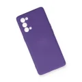 BUĞZ Oppo Reno 5 Pro Kılıf Nano İçi Kadife Silikon - Mor