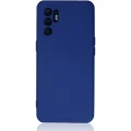 BUĞZ Oppo Reno 6 Kılıf Nano İçi Kadife Silikon - Mavi