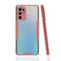 BUĞZ Oppo Reno 6 Kılıf Platin Silikon - Pembe