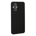 BUĞZ Oppo Reno 7 Lite Kılıf Nano İçi Kadife Silikon - Siyah