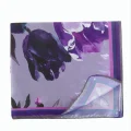 BUĞZ Orkide Desenli Zr Şifon Fular 50*50 cm