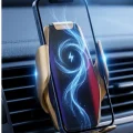 BUĞZ Otomatik Açılan Araç Telefon Tutucu Kablosuz Şarj ve Tek Elle Kullanım