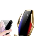 BUĞZ Otomatik Sensörlü Araç Telefon Tutucu Kablosuz Şarj Özellikli 360 Derece Döner