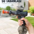 BUĞZ Otomatik Su Tabancası Şarjlı LED Işıklı Basınçlı Su Püskürtmeli Oyuncak