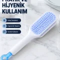BUĞZ Otomatik Temizlemeli Saç Fırçası – Ergonomik Tasarım, Masaj Etkili, Elektriklenmeyi Önleyici