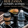 BUĞZ Otomobil İçin Çift Bardak Tutucu ve Çok Amaçlı Organizer