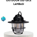 BUĞZ Outdoor Retro Kamp Işığı Uzun Ömürlü Pil Taşınabilir Suya Dayanıklı