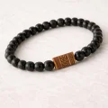 BUĞZ Oval Bambu Ahşap Bileklik 8 mm