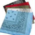BUĞZ Oval Desenli Keten Bandana 50*50