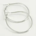 BUĞZ Oval Halka Küpe 4,5 cm