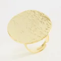 BUĞZ Oval Metal Yüzük