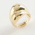 BUĞZ Oval Metal Yüzük
