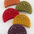 BUĞZ Oval Renkli Mandal Toka 6 cm