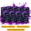 BUĞZ OXLOVE Benekli Tırtıklı Prezervatif 10 Kutu 100 Adet Ekonomik Paket Daha Yumuşak Dokulu