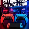 BUĞZ Oyun Konsolu Kablosuz Kontrolcülü Retro Oyun Eğlence Sistemi