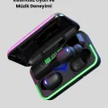 BUĞZ Oyun ve Müzik İçin E10 Bluetooth Kulaklık – 5.1 Bağlantı, Uzun Pil Ömrü
