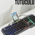 BUĞZ Oyuncu Klavyesi Q Klavye RGB Işıklı Mouse Hediyeli