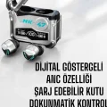 BUĞZ Oyuncu Kulaklığı Bluetooth Bağlantılı ANC Özelliği 5.0 Bluetooth - BUĞZ