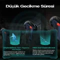 BUĞZ Oyuncu Kulaklık - Renk: Siyah, Mikrofon, Kullanım Tipi: Kulak içi, Bağlantı Türü: Kablosuz