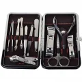  Özel Çantasında Profesyonel Manikür Pedikür Seti (12 Parça)