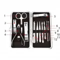  Özel Çantasında Profesyonel Manikür Pedikür Seti (12 Parça)