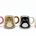 BUĞZ Özel Tasarım 3d Kedi Figürlü Kupa Bardak Alk5031