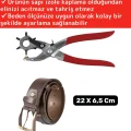  Özel Üretim Yüksek Kaliteli Delik Uç Açıcı Ayarlanabilir 6 Farklı Uçlu Metal Kemer Delme Pensesi