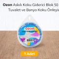 BUĞZ Ozon Askılı Koku Giderici Blok 50 gr Tuvalet ve Banyo Koku Önleyici 1 Adet