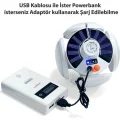 BUĞZ P-038 Solar Güneş Enerji Ve Usb Sarjli 5 Kanatlı - Lisinya