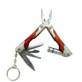 BUĞZ Eco Lounge P 1172 Ahşap Mini Çok Amaçlı Pense / Çakı 7cm - Ahşap Metal Sap (Multitool)